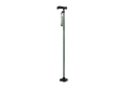 Green walking cane with strap 