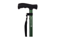 Green Hurrycane walking stick with strap 