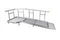 Aluminium Modular Ramp Kit with Platform and Handrails - 900mm x 6000mm ramp section