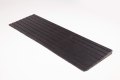 Black rubber ramp for steps or kerbs 