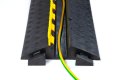 1 channel heavy duty outdoor cable protector with cable 