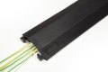 38mm high Rubber Cable Cover (1000mm x 215mm x 38mm high and 80mm x 25mm channel)