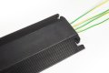 38mm high Rubber Cable Cover (1000mm x 215mm x 38mm high and 80mm x 25mm channel)