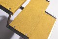 Yellow stair treads with nosing 