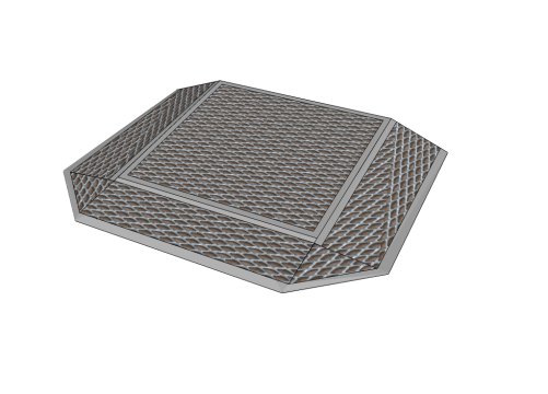 Miniramp kit with 3 side access 