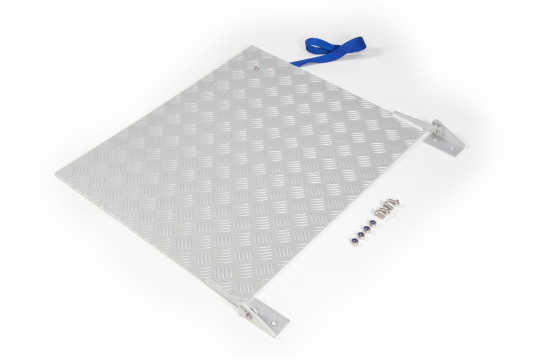 connection plate for adjustable threshold ramp