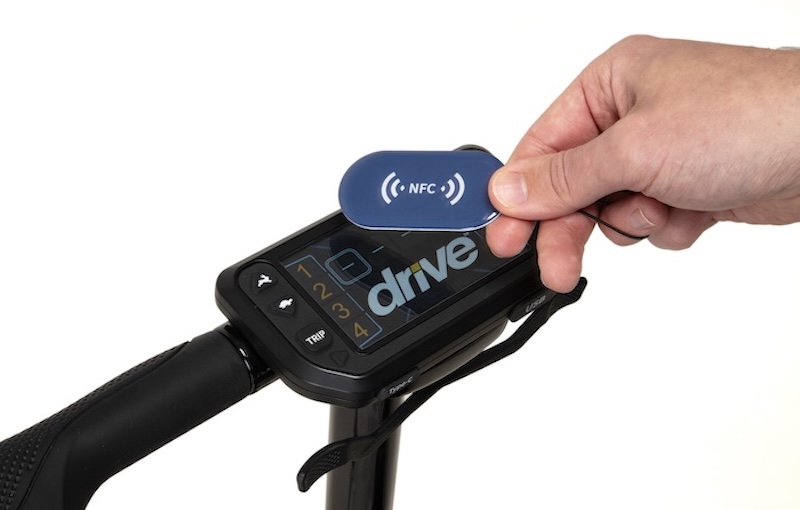 Keyless start up on the mobility scoooter 