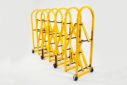 Extendable Heavy Duty Safety Barrier on Wheels