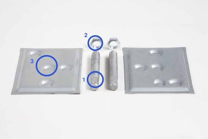 Foot Parts - modular wheelchair ramp parts 