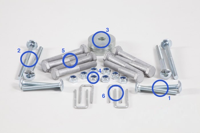 Modular ramp fixings 